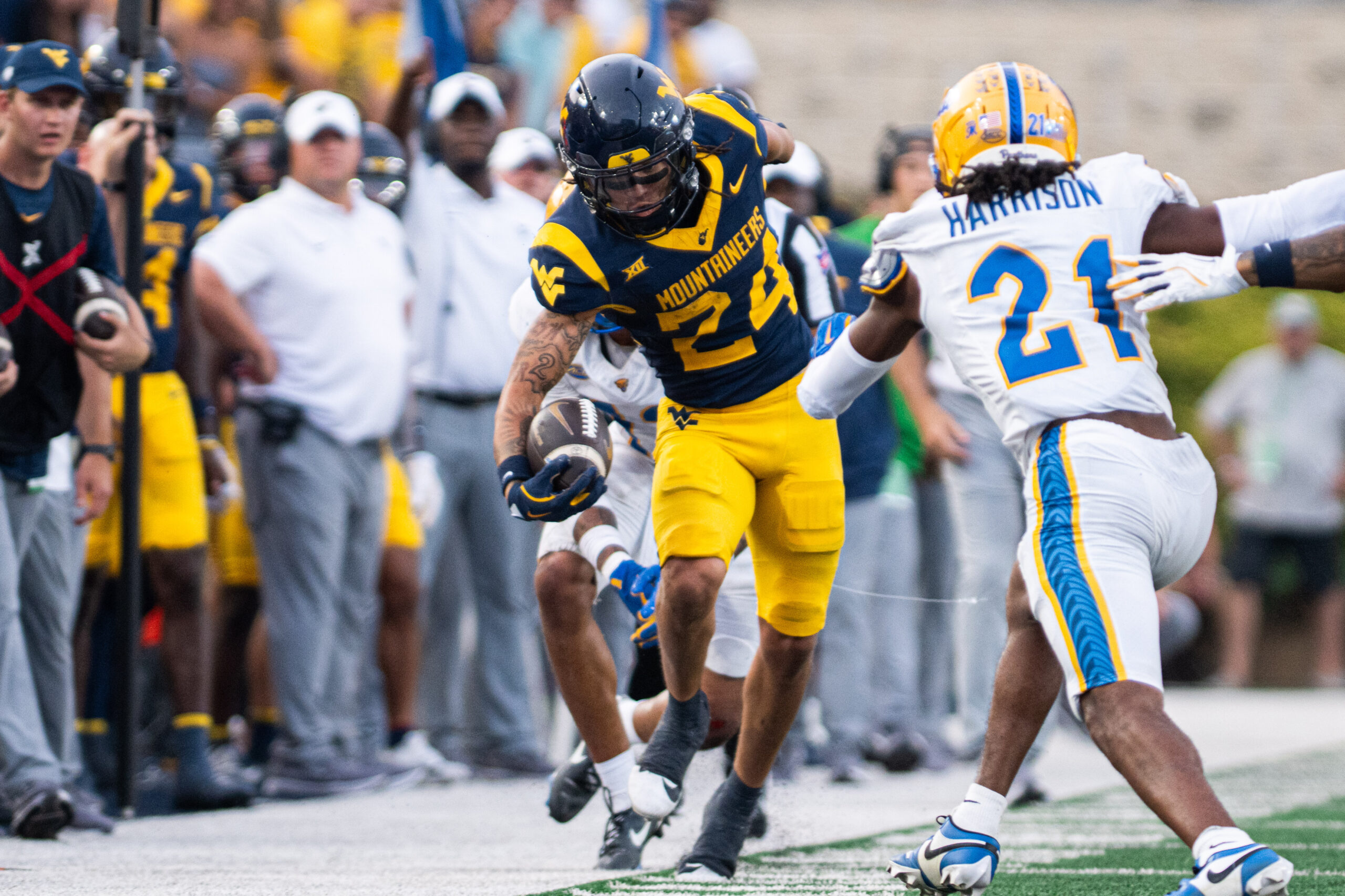 WVU offense spreads the ball around in win over Pitt
